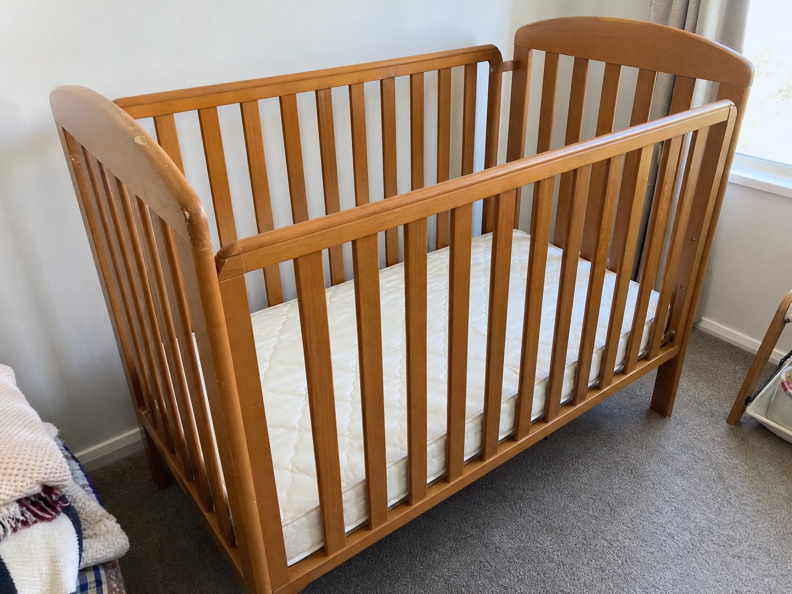 Cot and mattress set